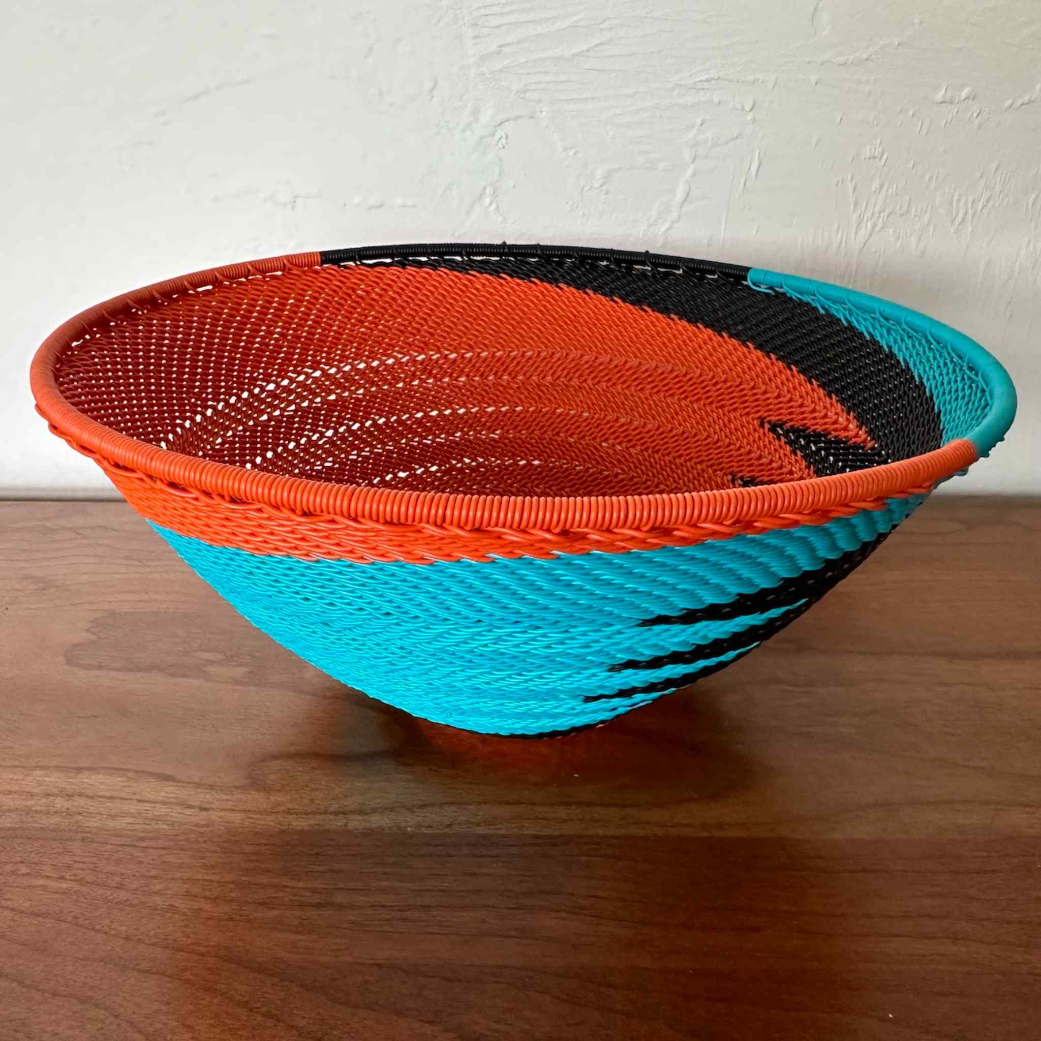 Large Wire Bowls Orange - Handicraft Soul
