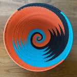 Large Wire Bowls Orange - Handicraft Soul