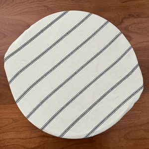 Blue Stripe Single Reusable Bowl Cover - Kitchen Accessories - Handicraft Soul