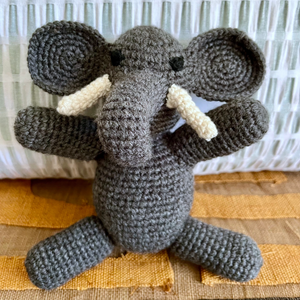 Crochet Elephant Teddy -Kiddies - Handicraft Soul