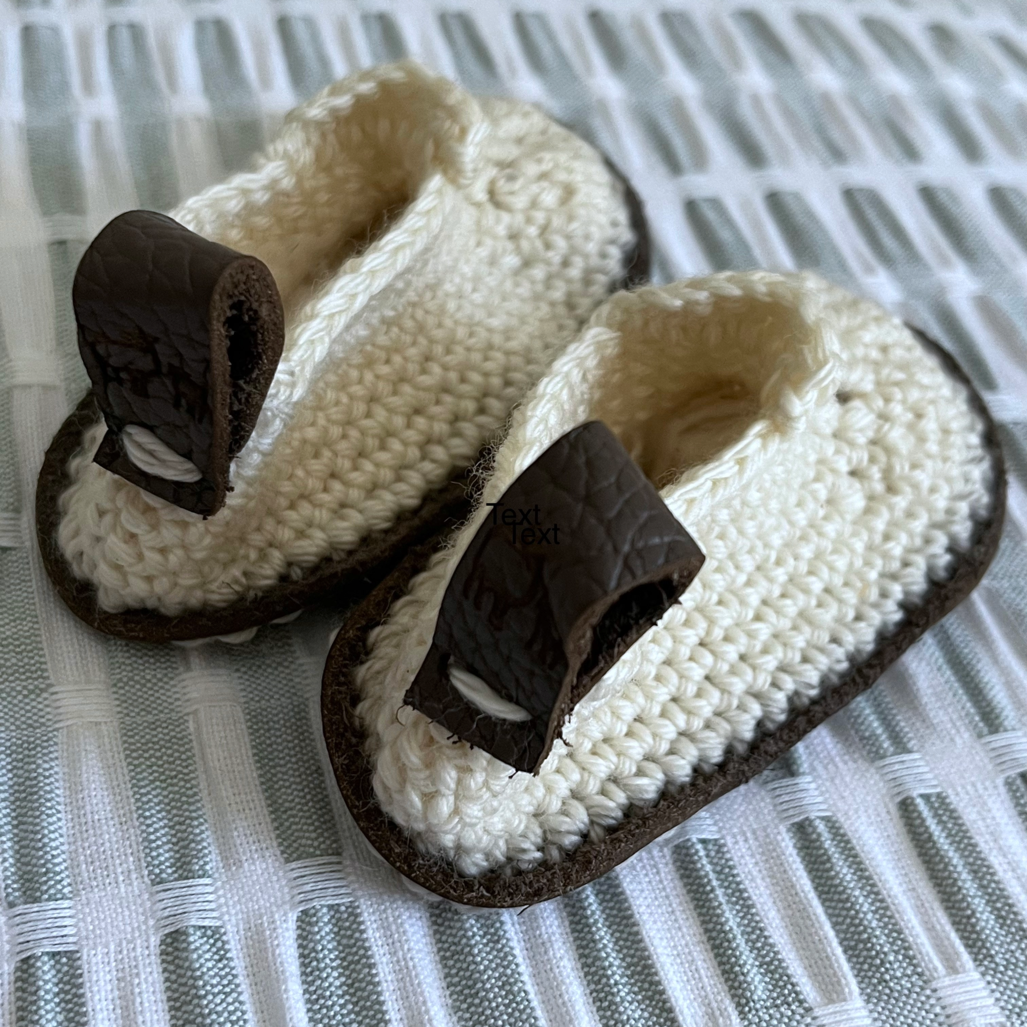 White Baby Booties - 3-6 months - Handicraft Soul