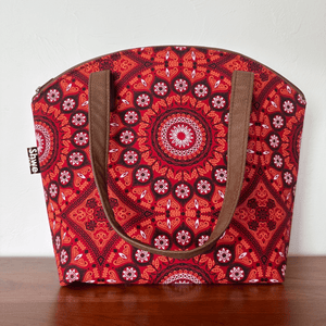Lunch Box Cooler Bag Red - Handicraft Soul
